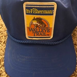 VINTAGE WALLEYE FISHERMAN HAT!!
